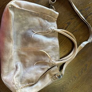 Bed Stu Distressed Leather Shoulder Bag